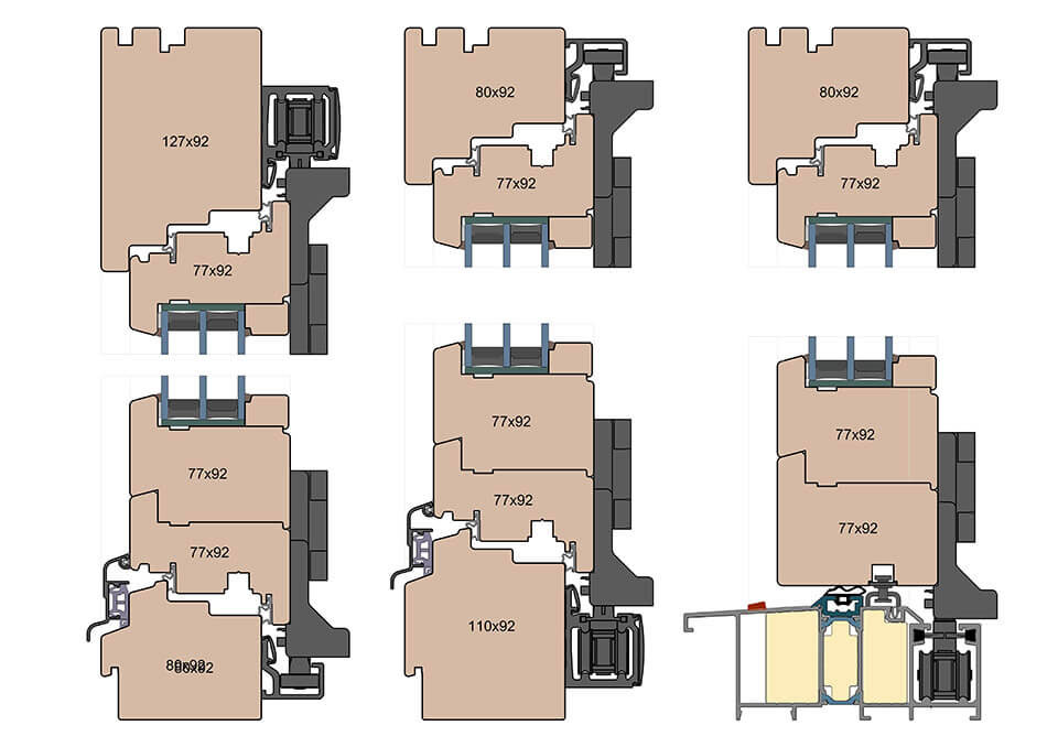 Patio FS - types de structures.