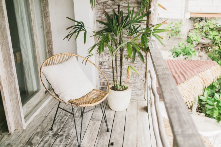 aménagement d'un balcon dans un immeuble